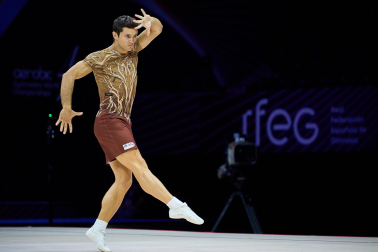 Fotos del Campeonato del Mundo de Gimnasia Aeróbica en Pamplona