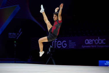 Fotos del Campeonato del Mundo de Gimnasia Aeróbica en Pamplona