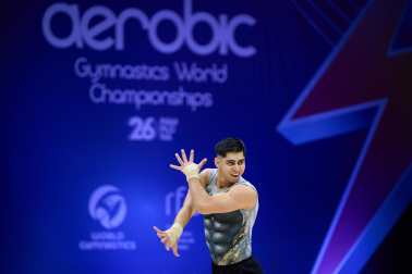 Fotos del Campeonato del Mundo de Gimnasia Aeróbica en Pamplona