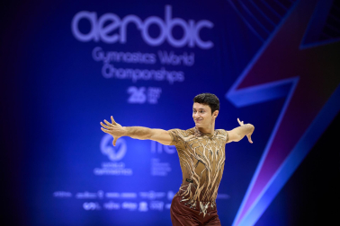 Fotos del Campeonato del Mundo de Gimnasia Aeróbica en Pamplona
