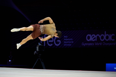Fotos del Campeonato del Mundo de Gimnasia Aeróbica en Pamplona