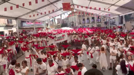 Vídeo del cohete de fiestas de Olite