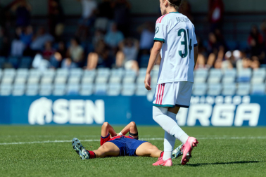 Foto del partido entre Osasuna Femenino y Real Madrid B en Tajonar