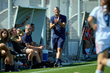 Foto del partido entre Osasuna Femenino y Real Madrid B en Tajonar