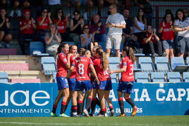 Foto del partido entre Osasuna Femenino y Real Madrid B en Tajonar