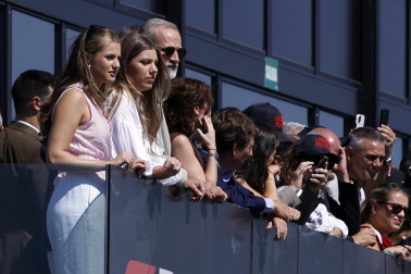 Fotos de autoridades y famosos que han asistido al Gran Premio de España de Fórmula 1 en el circuito Madring