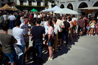 La gastronomía, el deporte y una exhibición de ‘giza proba’ marcaron el día del talo en Leitza