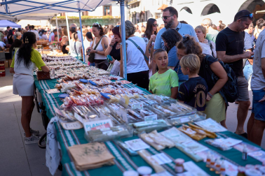La gastronomía, el deporte y una exhibición de ‘giza proba’ marcaron el día del talo en Leitza