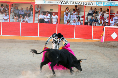 Aarón Navas y Pablo Hernández se enfrentaron a toros de José Luis Pascual en la novillada de fiestas de Fitero este domingo 13 de septiembre