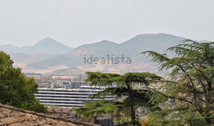 Vistas desde la vivienda hacia el barrio de la Rochapea