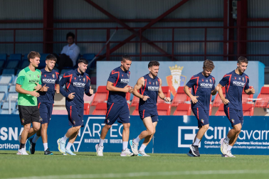 Fotos del entrenamiento de Osasuna de este lunes 14 de septiembre