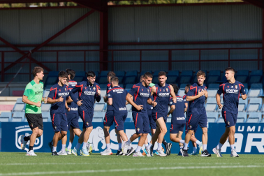 Fotos del entrenamiento de Osasuna de este lunes 14 de septiembre