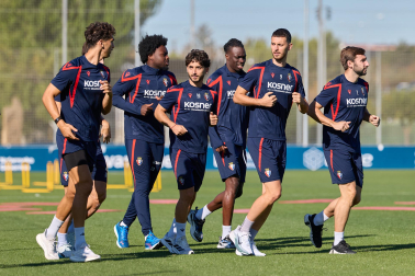 Fotos del entrenamiento de Osasuna de este lunes 14 de septiembre