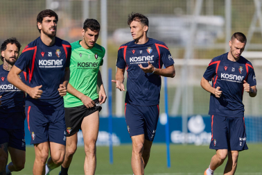 Fotos del entrenamiento de Osasuna de este lunes 14 de septiembre