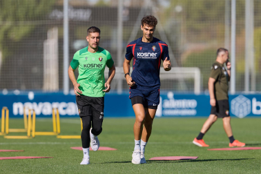 Fotos del entrenamiento de Osasuna de este lunes 14 de septiembre