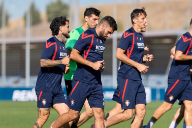 Fotos del entrenamiento de Osasuna de este lunes 14 de septiembre