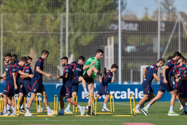 Fotos del entrenamiento de Osasuna de este lunes 14 de septiembre