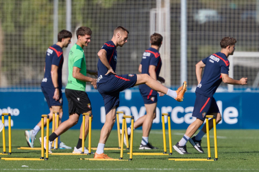 Fotos del entrenamiento de Osasuna de este lunes 14 de septiembre