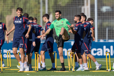 Fotos del entrenamiento de Osasuna de este lunes 14 de septiembre