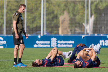 Fotos del entrenamiento de Osasuna de este lunes 14 de septiembre