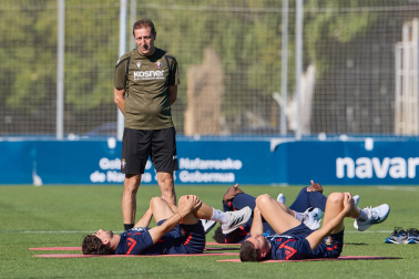 Fotos del entrenamiento de Osasuna de este lunes 14 de septiembre