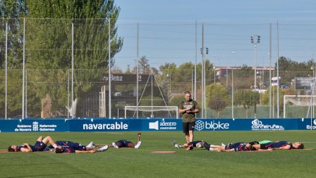 Fotos del entrenamiento de Osasuna de este lunes 14 de septiembre