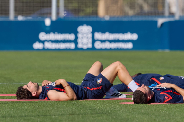 Fotos del entrenamiento de Osasuna de este lunes 14 de septiembre