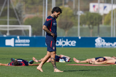 Fotos del entrenamiento de Osasuna de este lunes 14 de septiembre