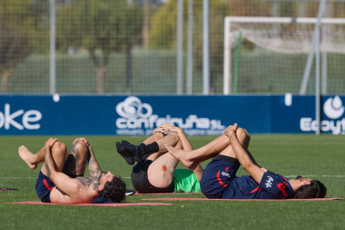 Fotos del entrenamiento de Osasuna de este lunes 14 de septiembre
