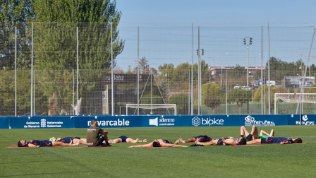 Fotos del entrenamiento de Osasuna de este lunes 14 de septiembre
