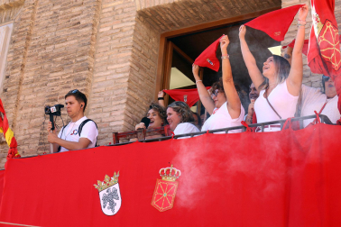 Calor, música y diversión en el cohete del inicio de las fiestas 2026 en Villafranca