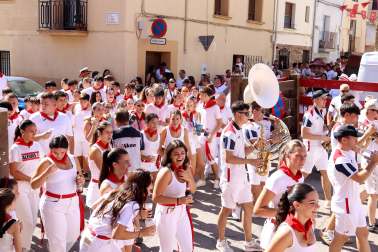 Calor, música y diversión en el cohete del inicio de las fiestas 2026 en Villafranca