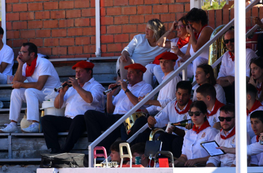 Toros de la Dehesa de Guadarrama para los novilleros forales Aarón Navas, Pablo Hernández y Pacho Jiménez en la novillada de fiestas de Sangüesa el 15 de septiembre
