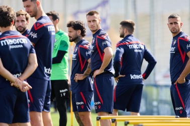 Foto del entrenamiento de Osasuna este 17 de septiembre en Tajonar