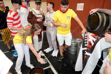 Comida de las cuadrillas en el día de las peñas de las fiestas de Santa Eufemia 2026 en Villafranca