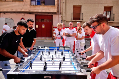Comida de las cuadrillas en el día de las peñas de las fiestas de Santa Eufemia 2026 en Villafranca