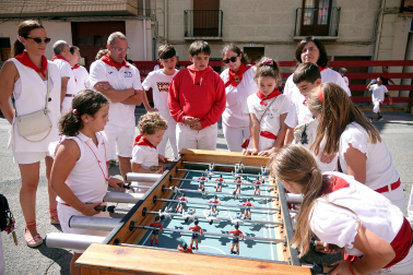 Comida de las cuadrillas en el día de las peñas de las fiestas de Santa Eufemia 2026 en Villafranca