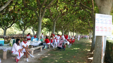 Calderetes, cuadrillas, comida y celebraciones en la localidad este viernes 18 de septiembre, con motivo del día de la vega en las fiestas de Fitero