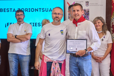 Fotos del cohete de las fiestas de Huarte 2026