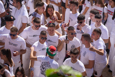 Fotos del cohete de las fiestas de Huarte 2026