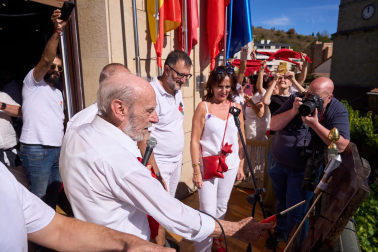 Fotos del cohete de las fiestas de Huarte 2026