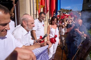 Fotos del cohete de las fiestas de Huarte 2026