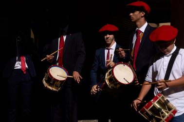 Fotos del cohete de las fiestas de Huarte 2026
