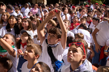 Fotos del cohete de las fiestas de Huarte 2026