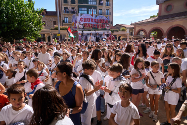 Fotos del cohete de las fiestas de Huarte 2026