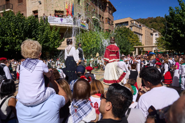 Fotos del cohete de las fiestas de Huarte 2026