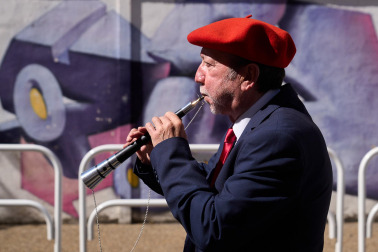 Fotos del cohete de las fiestas de Huarte 2026