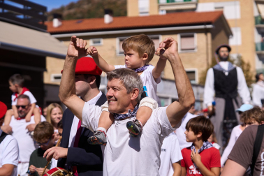 Fotos del cohete de las fiestas de Huarte 2026
