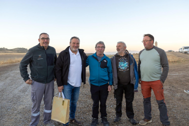 Tradicional acto de entrada de los rebaños de ovejas a Bardenas Reales