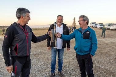 Tradicional acto de entrada de los rebaños de ovejas a Bardenas Reales